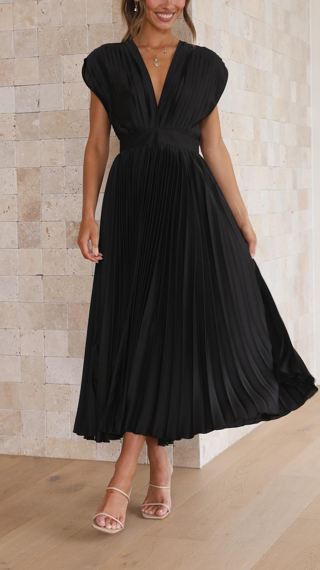 Alexis - Élégante Robe Plissée