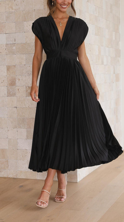 Alexis - Élégante Robe Plissée