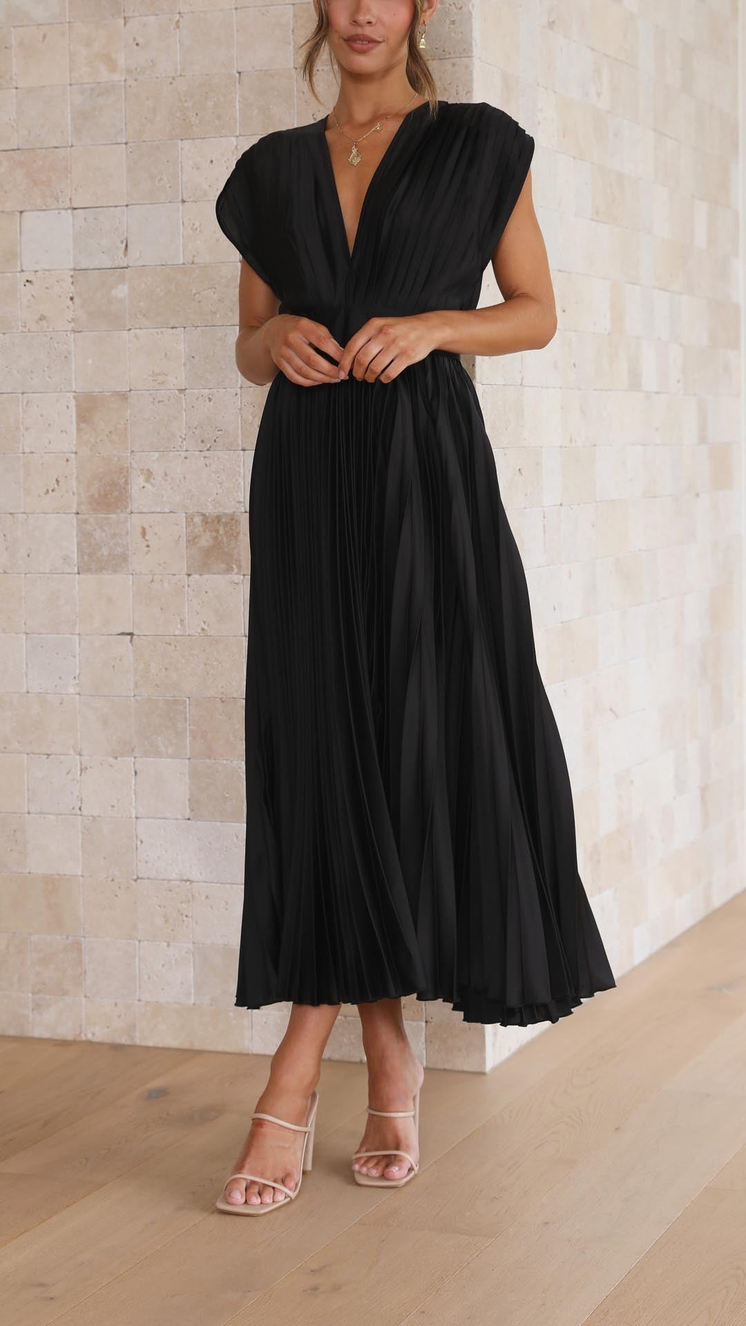 Alexis - Élégante Robe Plissée