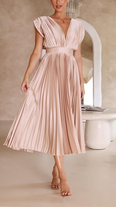 Alexis - Élégante Robe Plissée
