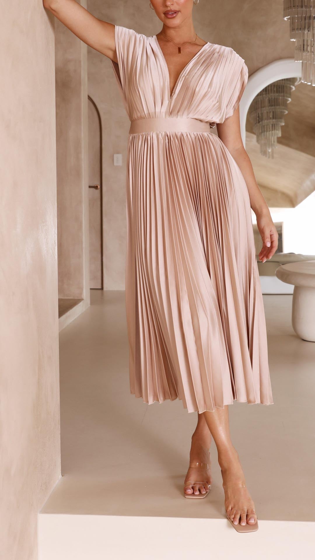 Alexis - Élégante Robe Plissée