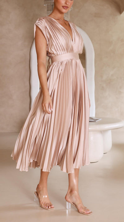 Alexis - Élégante Robe Plissée