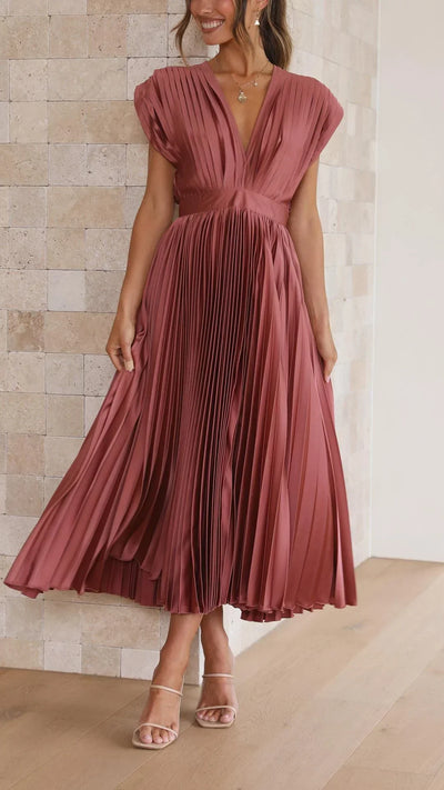 Alexis - Élégante Robe Plissée