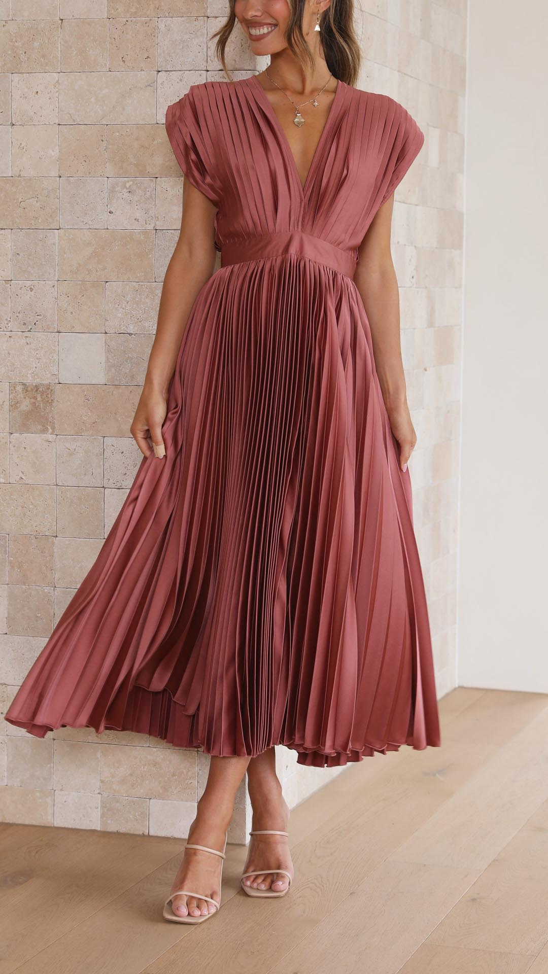 Alexis - Élégante Robe Plissée