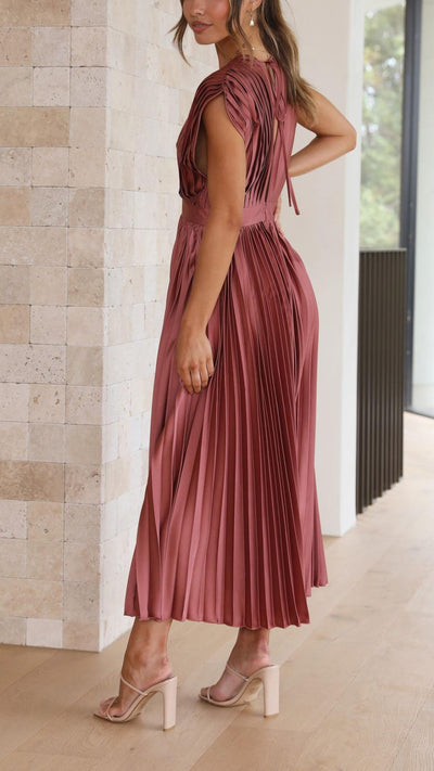 Alexis - Élégante Robe Plissée