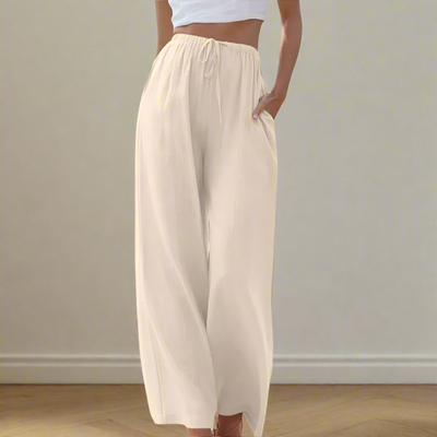 Lucienne™ | Pantalon en Lin Premium