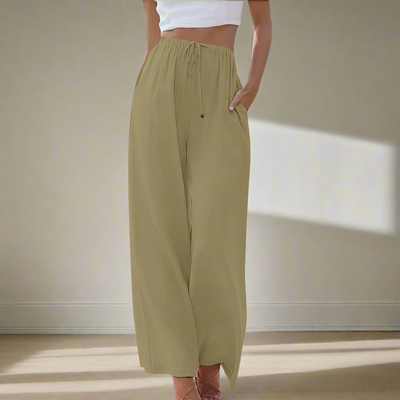 Lucienne™ | Pantalon en Lin Premium