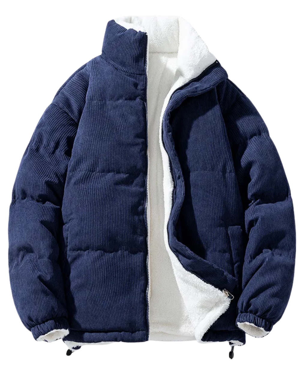 Veste en Velours Côtelé de Luxe