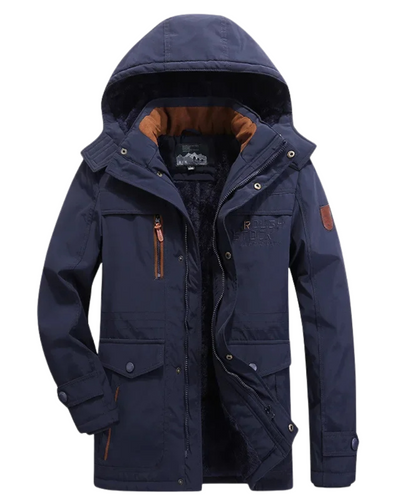 Élégant manteau d'hiver matelassé