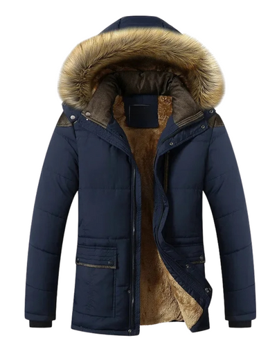 Veste d'hiver en polaire matelassée chic