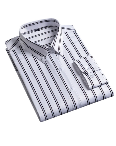Luvare Paris - Chemise pour Homme à Rayures Élégantes