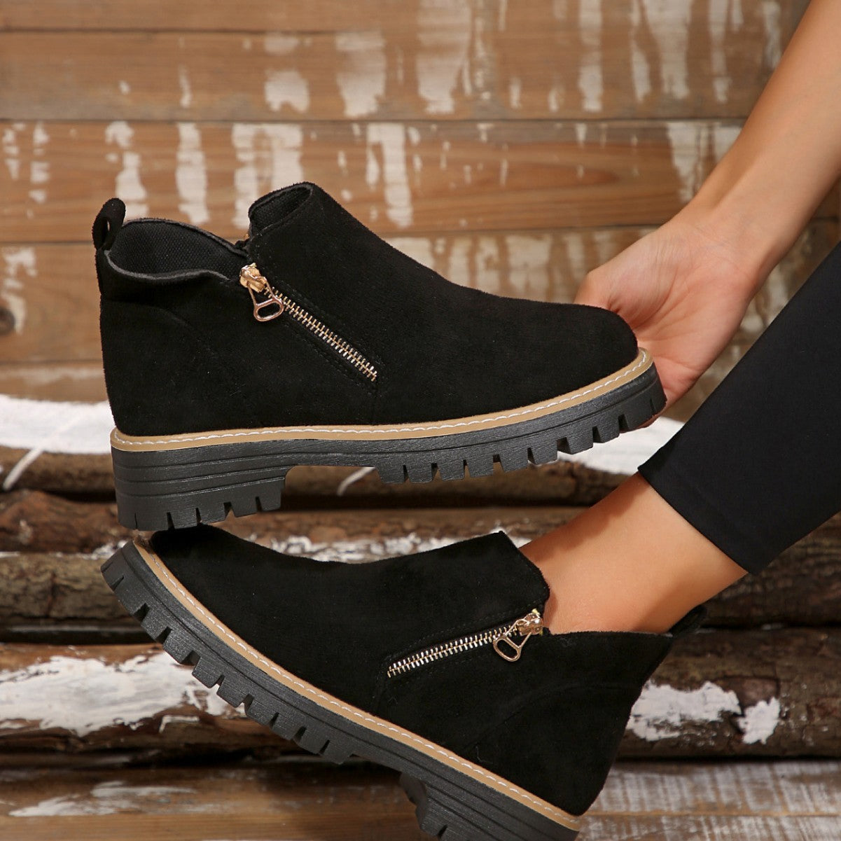 👉 Bottines orthopédiques pour femmes – Élégantes et unies