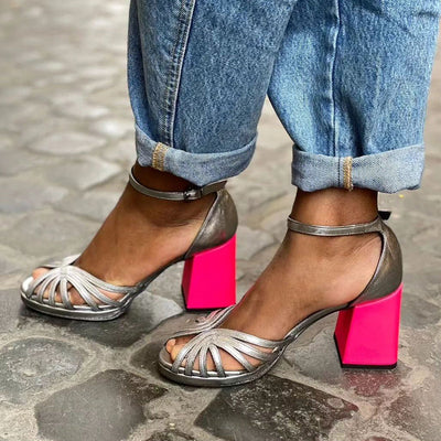 Sofía - Sandales à talon large