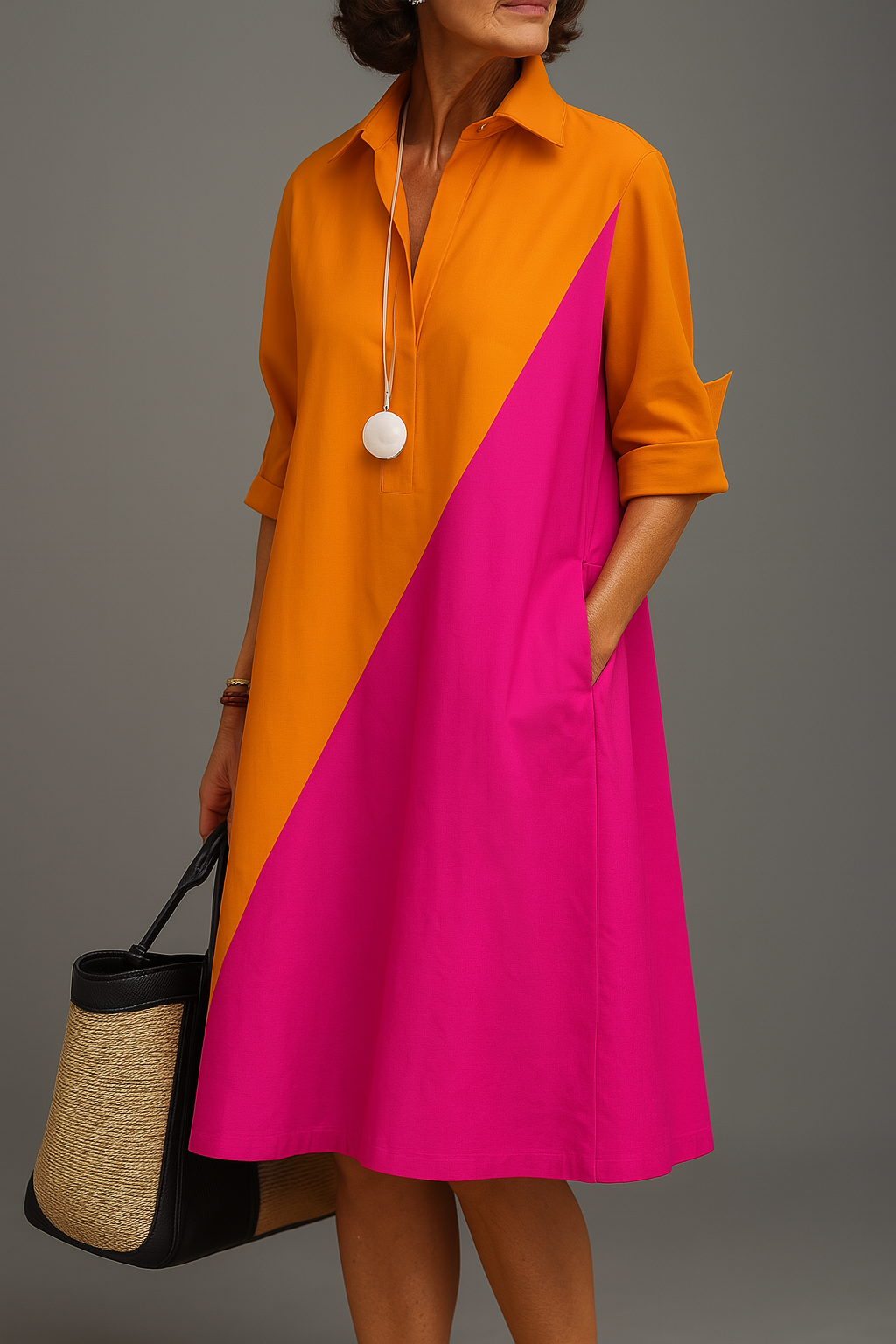 Julie - Robe Midi Élégante pour une Élégance Sans Effort