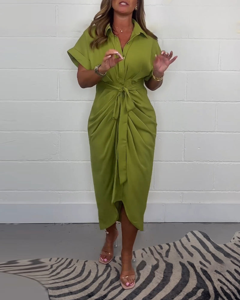 Cloé | Robe Plissée Élégante