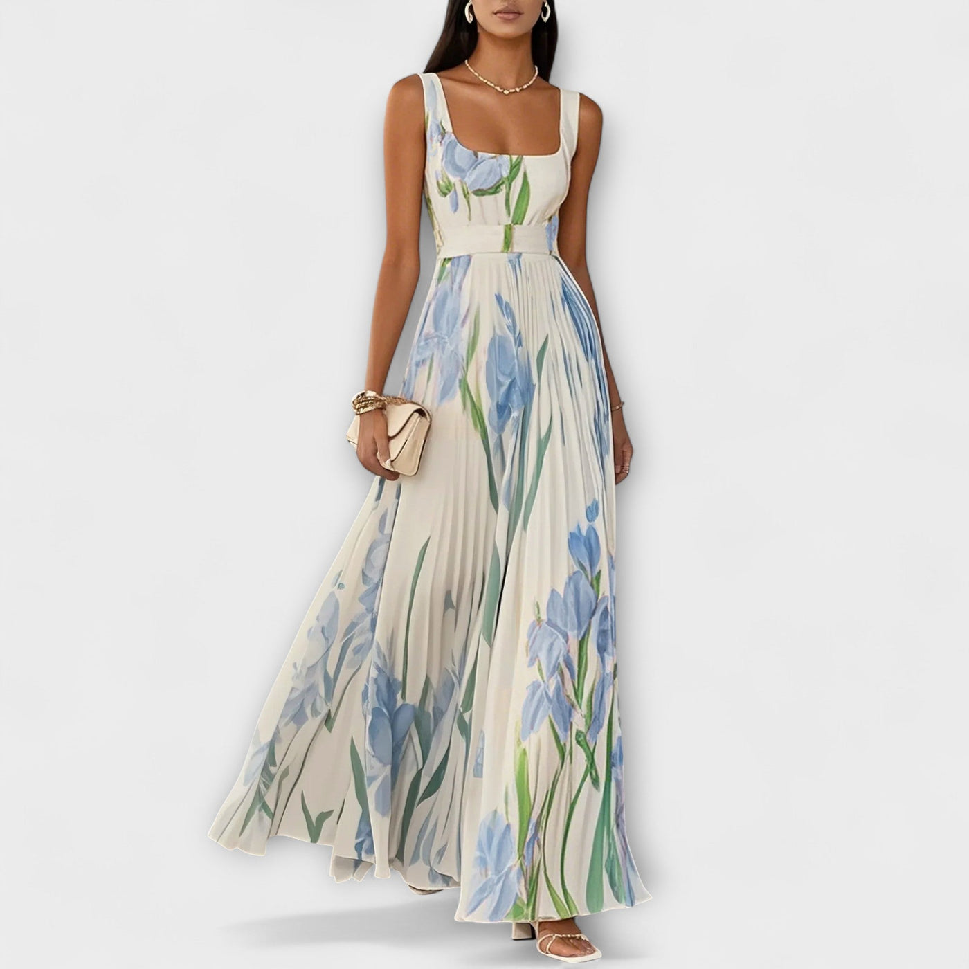 Hallie - Floral Maxi Robe