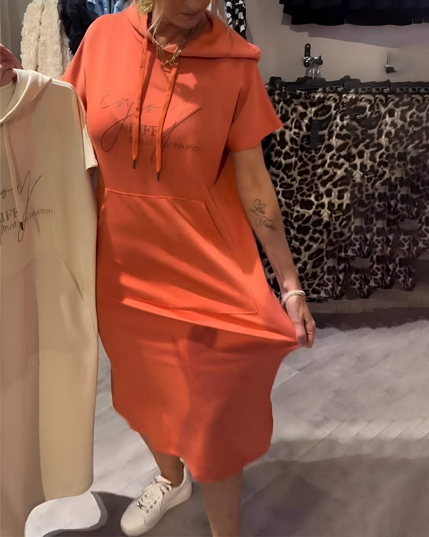 Cloé | Robe Hoodie Confortable