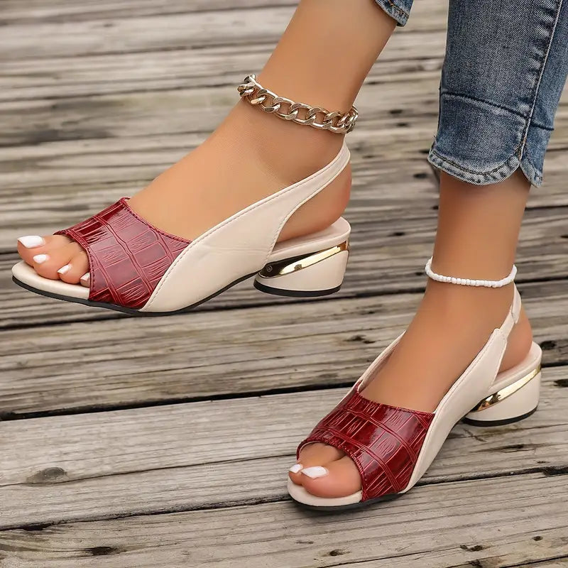 Whitney | Sandales en cuir orthopédique élégantes™