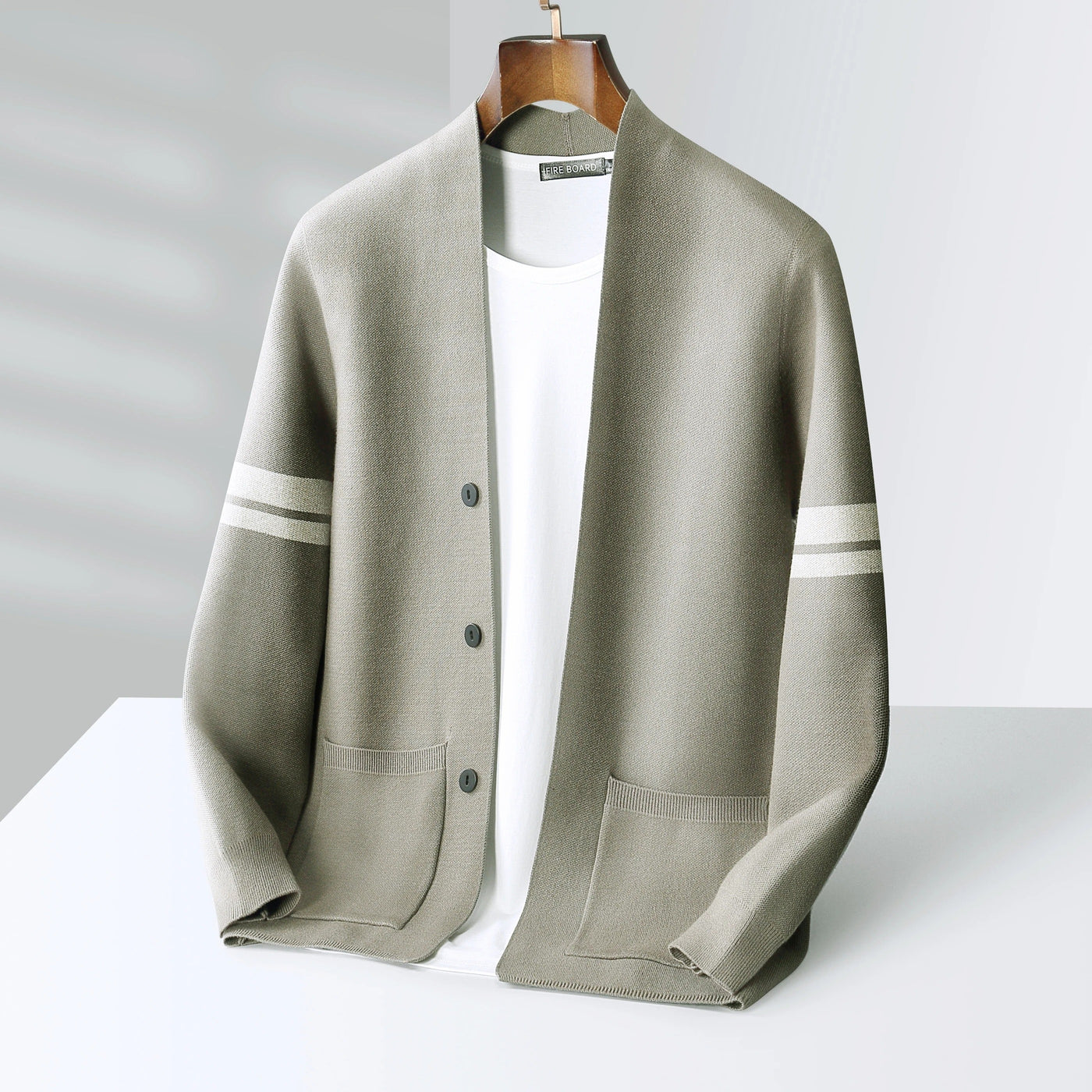 Amévie™ | Gilet côtelé élégant avec col et poches