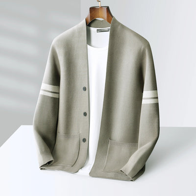 Amévie™ | Gilet côtelé élégant avec col et poches