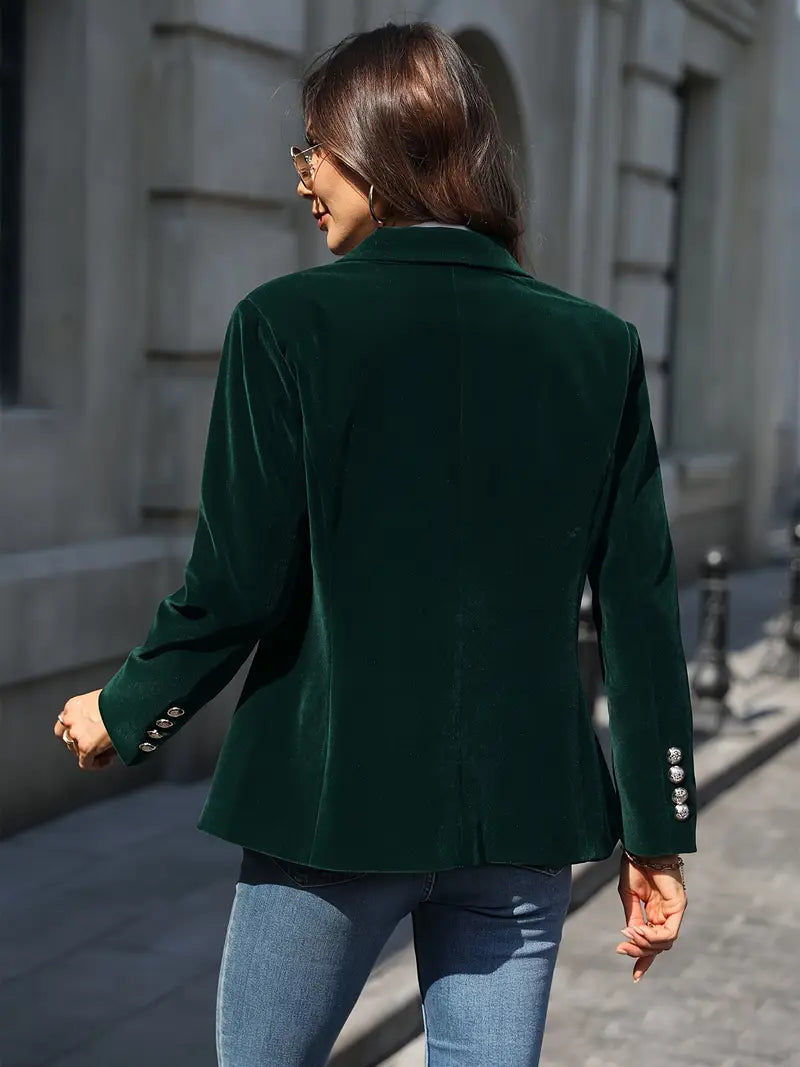 Margaux - Blazer en Velours Élégant
