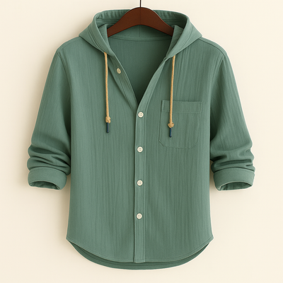 Amevie™ | Chemise de luxe en coton doux avec capuche