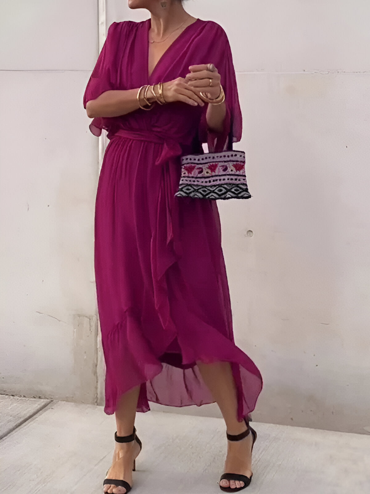Cloé | Robe à décolleté en V