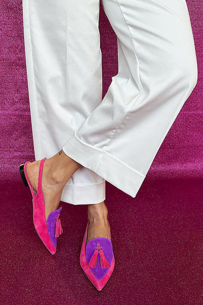 Francesca Colorful Fringe Ballerinas