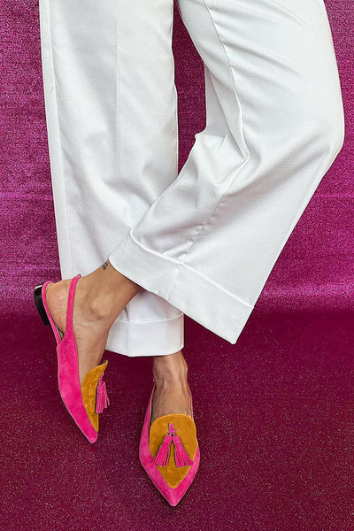 Francesca Colorful Fringe Ballerinas