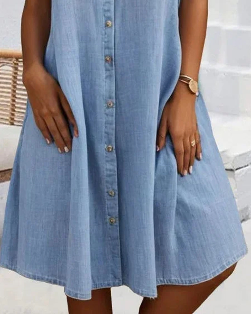 Cloé | Robe Chemise Denim