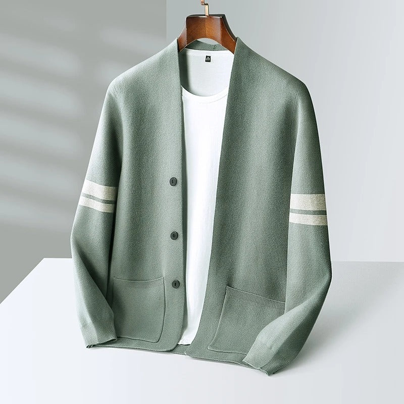 Amévie™ | Gilet côtelé élégant avec col et poches