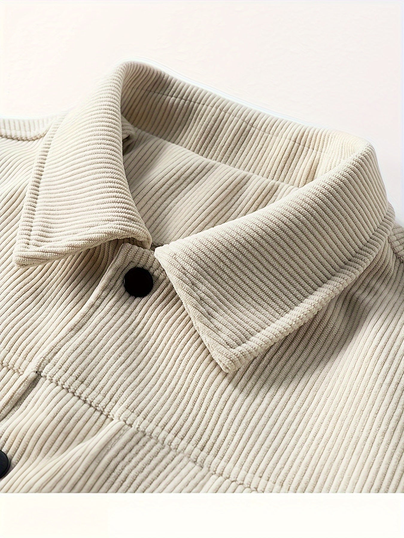 Chic Veste en Velours Côtelé