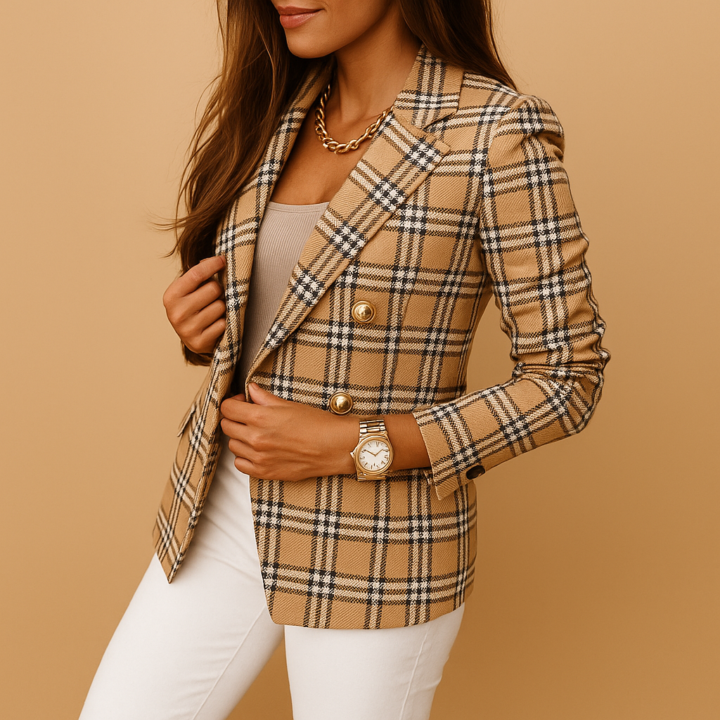 Elvaria™ - Blazer cintré avec détails élégants pour femmes