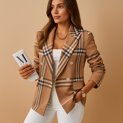 Elvaria™ - Blazer cintré avec détails élégants pour femmes