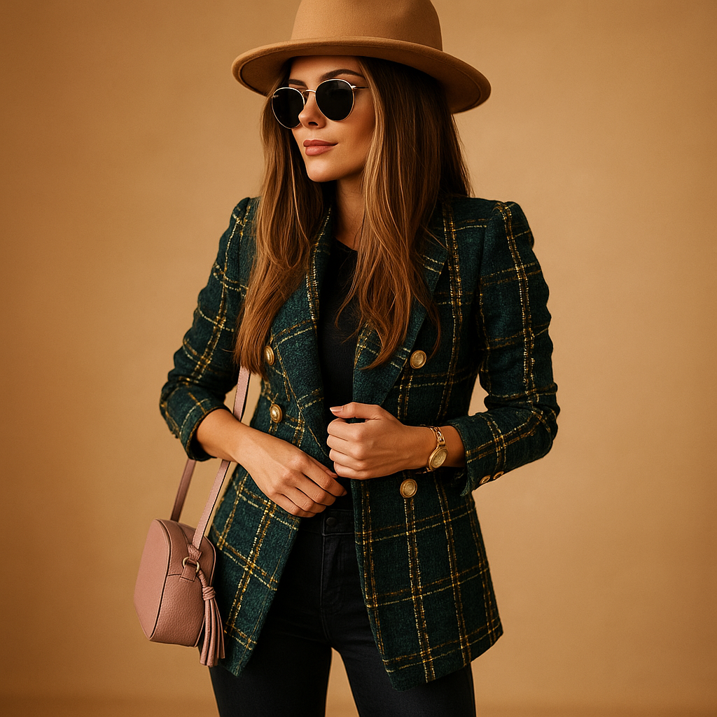 Elvaria™ - Blazer ajusté à la coupe élégante pour femmes
