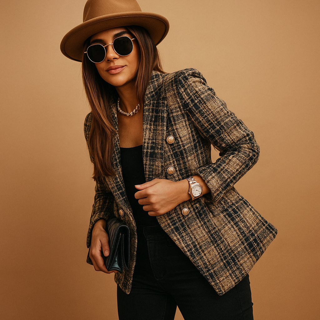 Elvaria™ - Blazer ajusté à la coupe élégante pour femmes