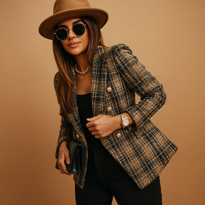 Elvaria™ - Blazer ajusté à la coupe élégante pour femmes