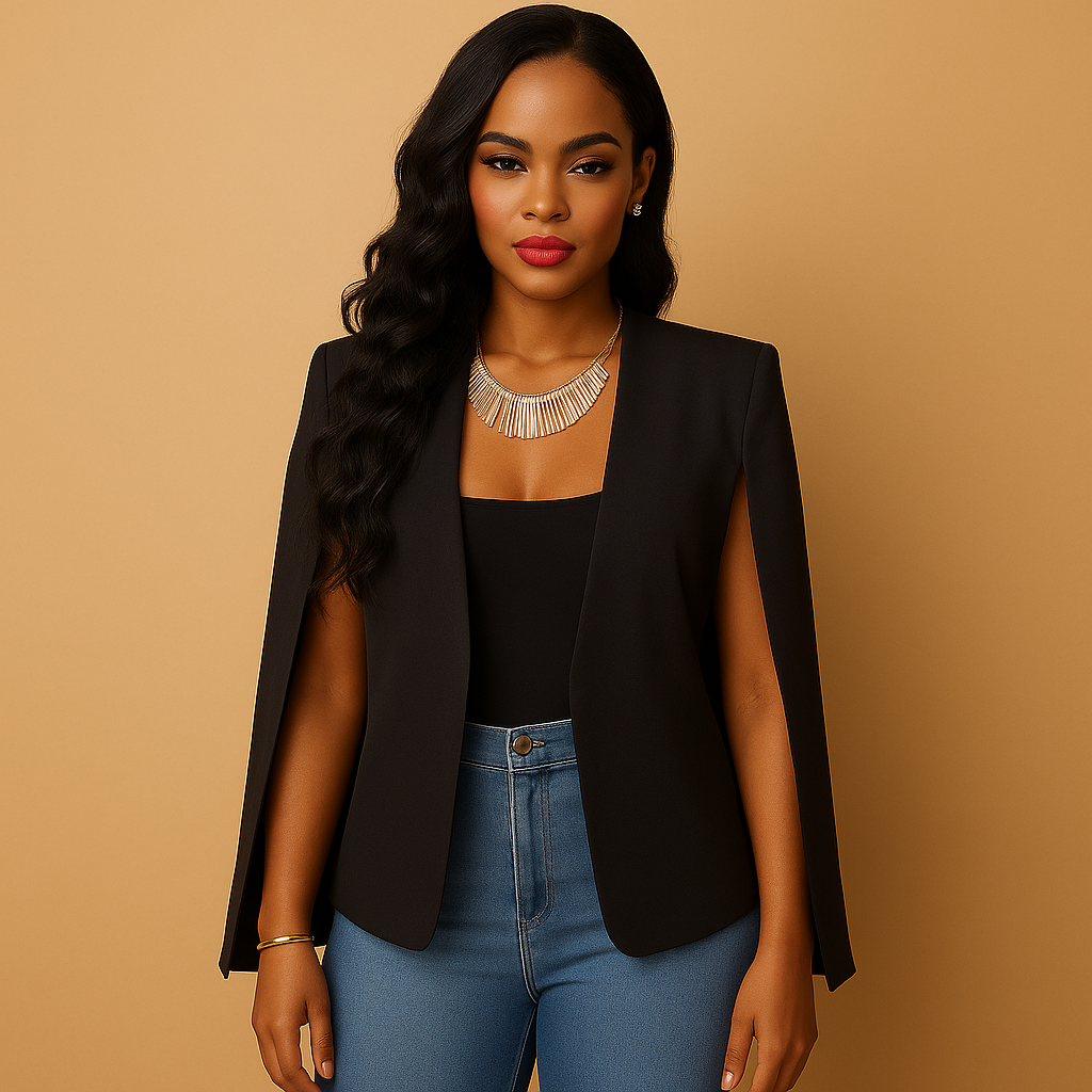 Elvaria™ - Blazer ajusté pour femme avec épaules élégantes