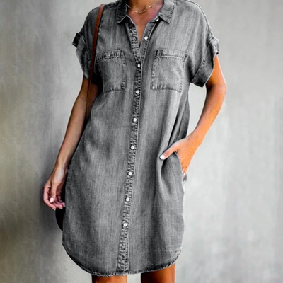 Cloé | Robe Chemise Denim