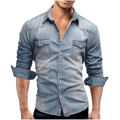 Amévie - Chemise en denim au style moderne