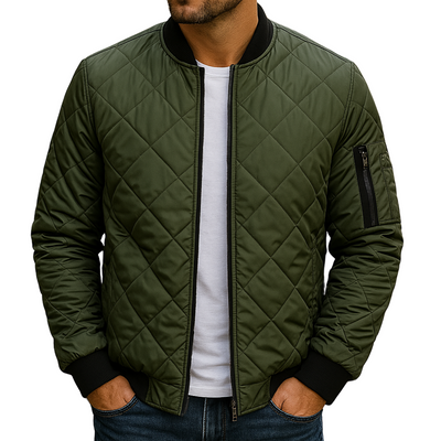 Amévie - Veste en coton à motif losange