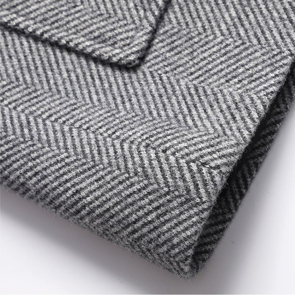 Manteau en laine à chevrons Savile 🧥