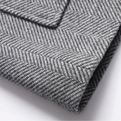 Manteau en laine à chevrons Savile 🧥