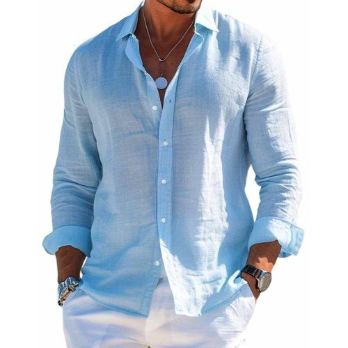Amévie - Chemise élégante en tissu respirant