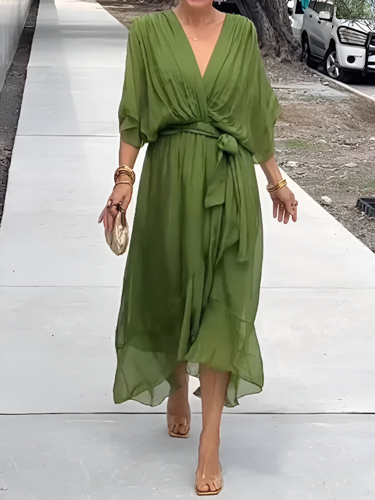 Cloé | Robe à décolleté en V