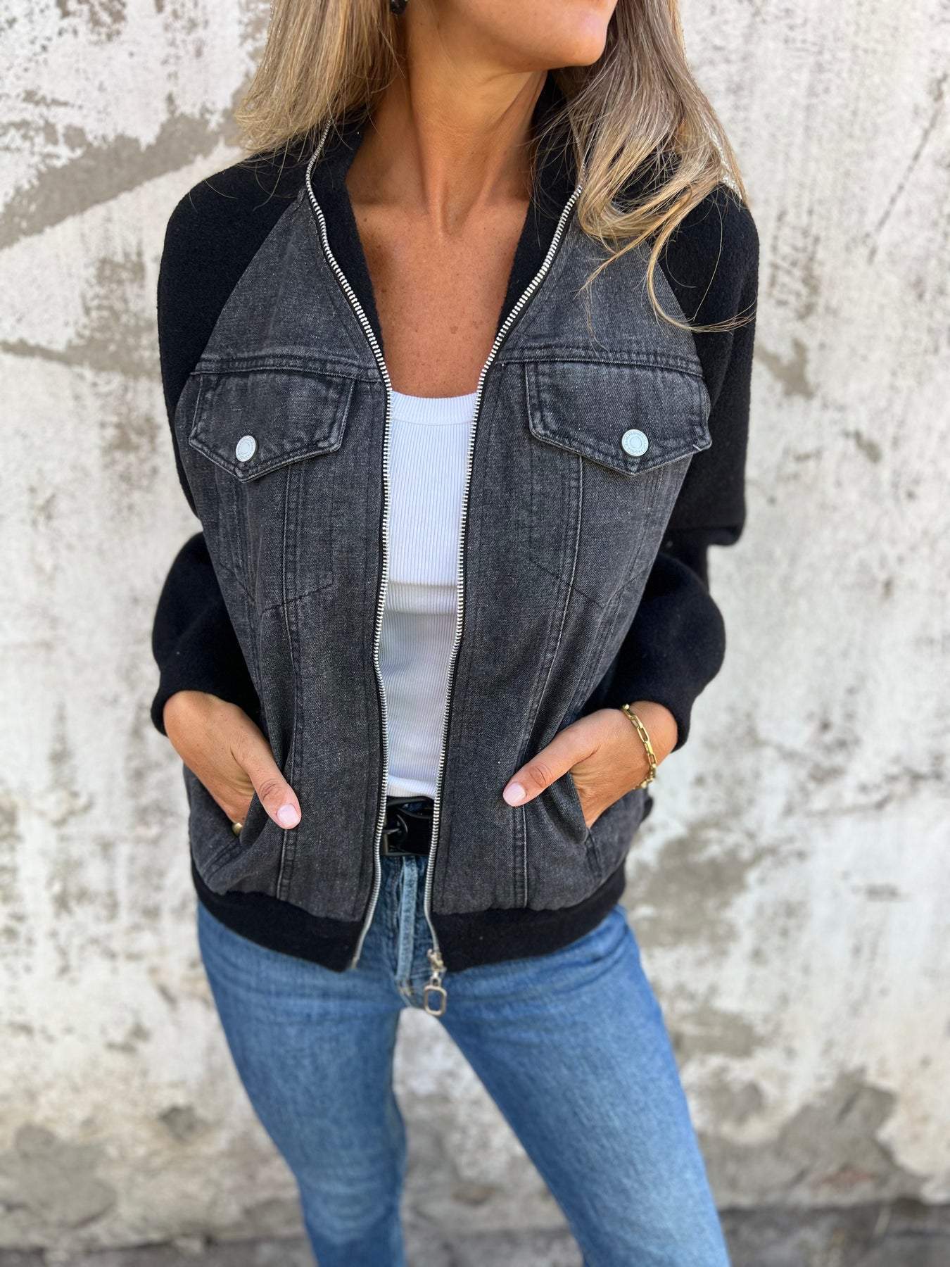 Margaux - Veste en Jean Élégante