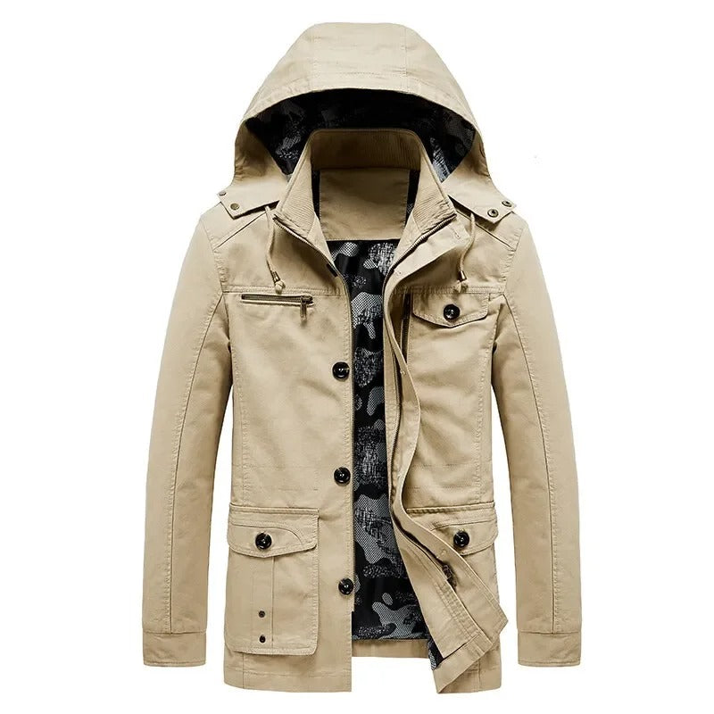 Veste chic à poches multiples