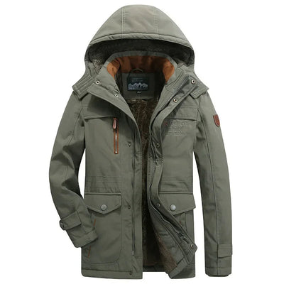 Élégant manteau d'hiver matelassé