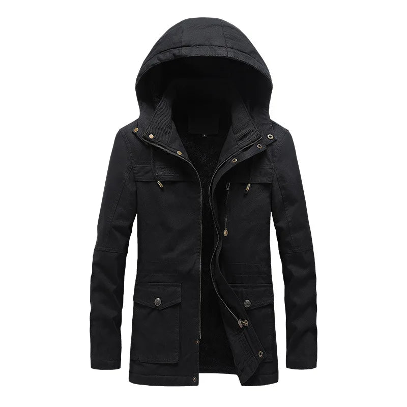 Veste d'hiver chic et résistante au vent