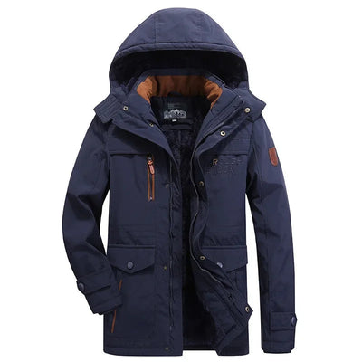 Élégant manteau d'hiver matelassé